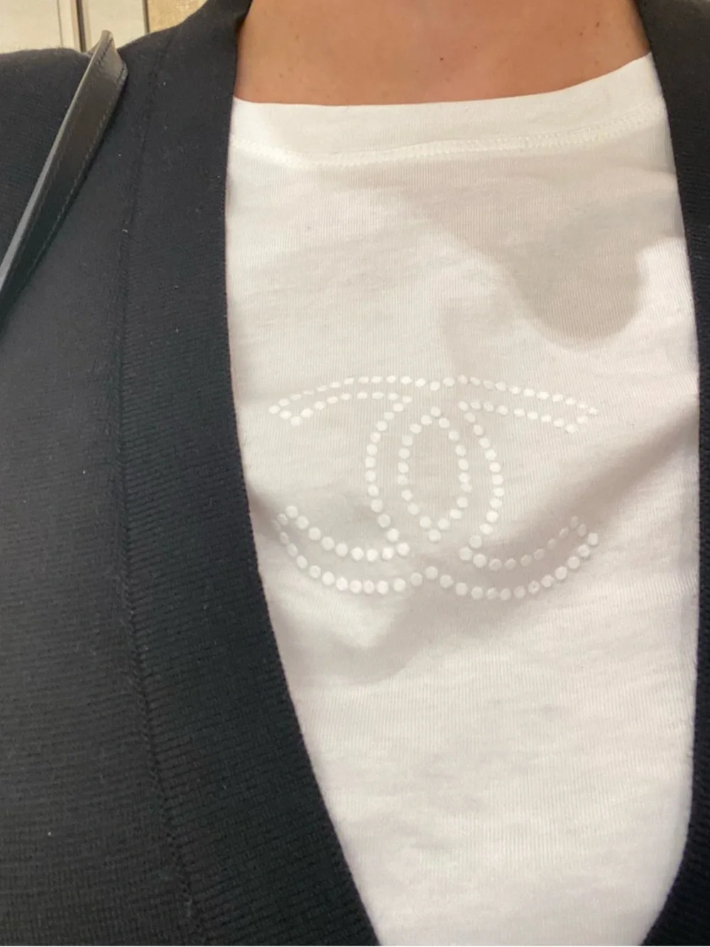 Chanel-white tee